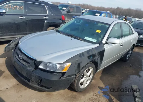 2007 Hyundai Sonata Limited/Se V6 z USA, uszkodzony, nr VIN 5NPEU46F37H184019